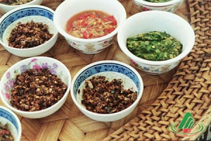 Chẩm chéo, món chấm đặc trưng trong mâm cơm của đồng bào Thái