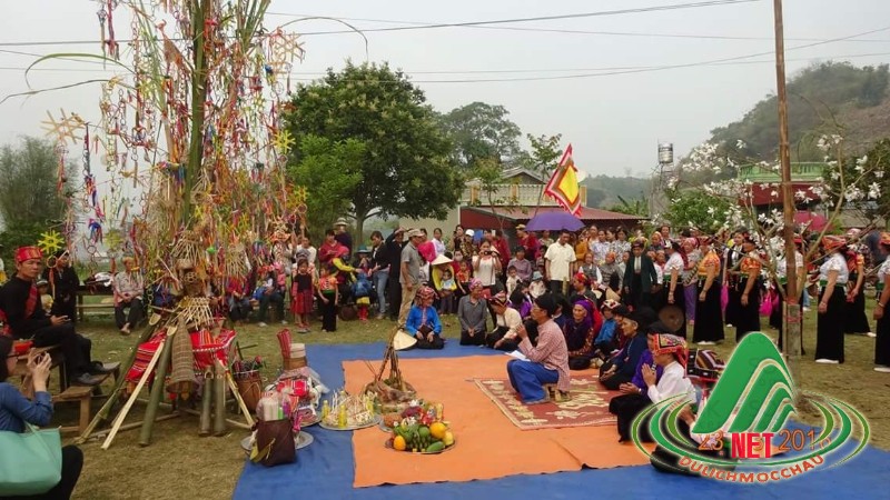 lễ hội cầu mưa ở Mộc Châu