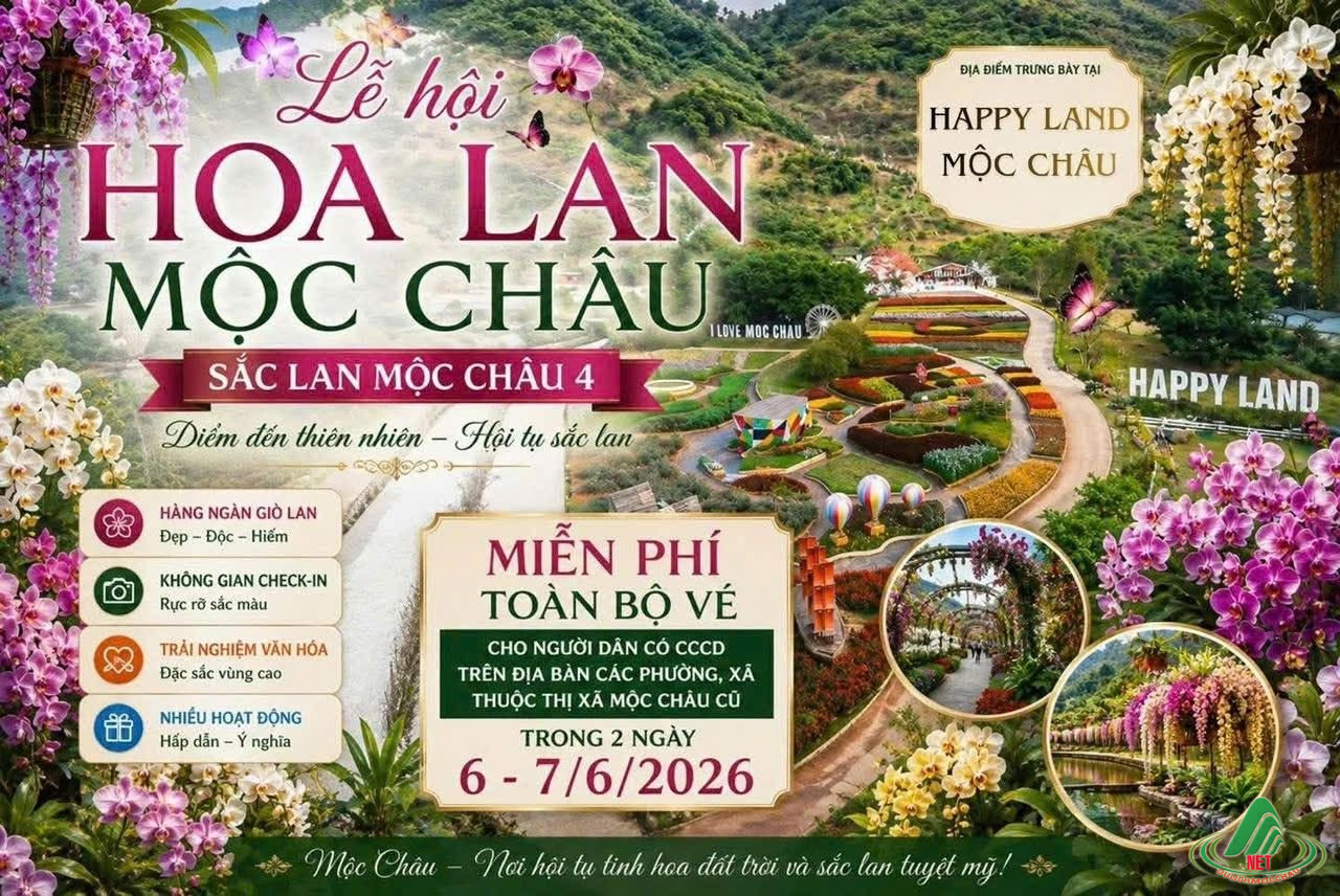 LỄ HỘI HOA LAN MỘC CHÂU NĂM 2026